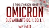 9 things to know about Omicron subvariants BQ.1, BQ.1.1