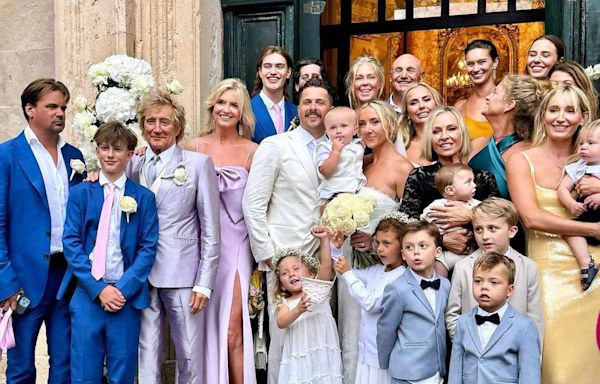 Rod Stewart Reunites with All 8 of His Kids at Son Liam's Wedding — See the Rare Photos!