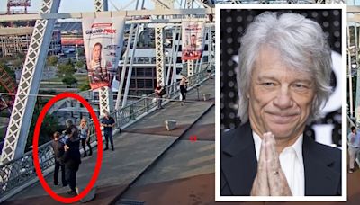 Video: Jon Bon Jovi and others save woman by talking her off the ledge of a Nashville bridge