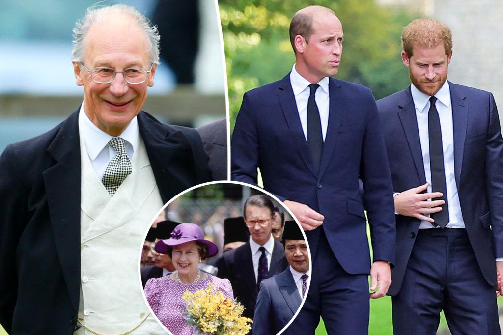 Princes William and Harry’s uncle Lord Robert Fellowes dead at 82