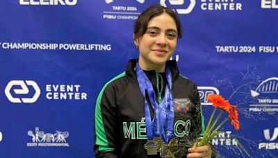 Potosina Sophia Arriola se trae 4 medallas de campeonato en Estonia