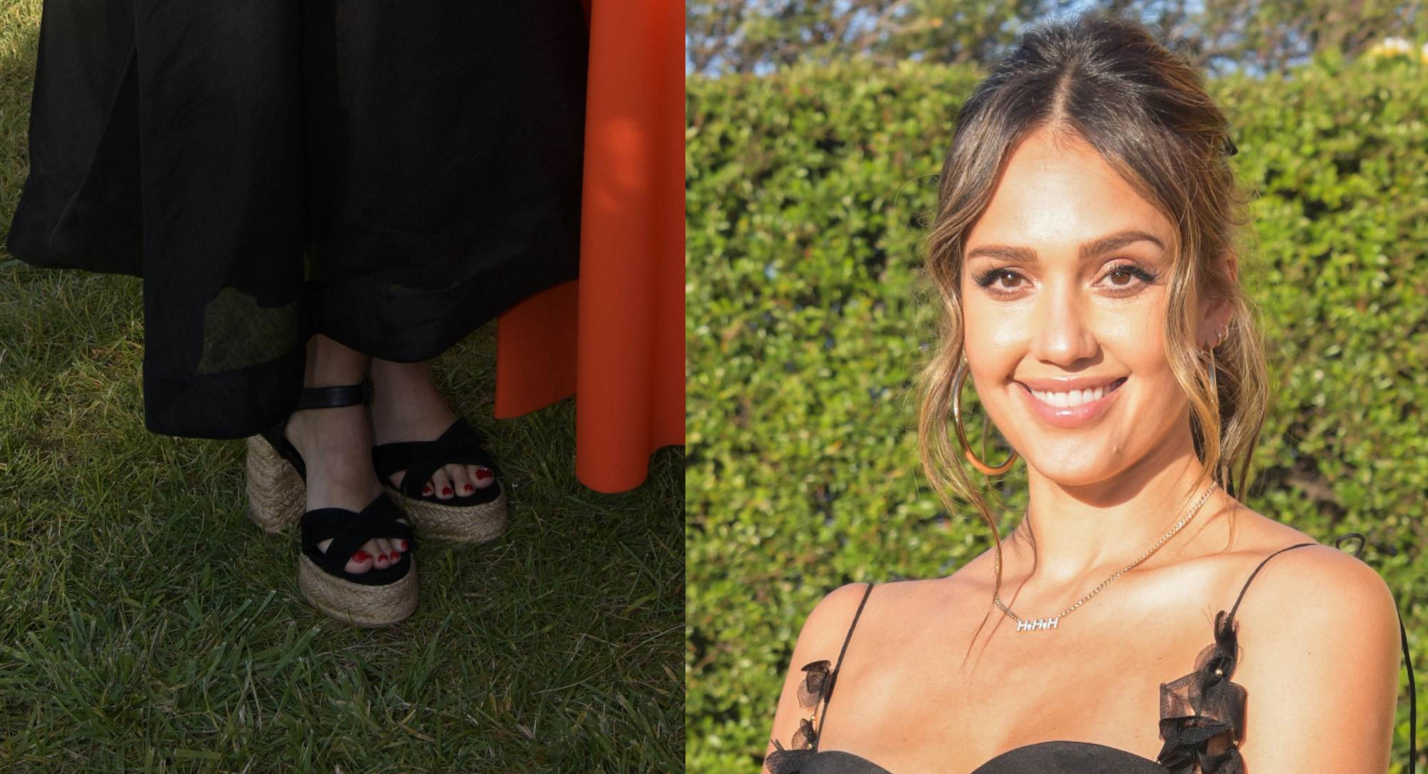 Jessica Alba Gets Summer-Ready in Platform Espadrilles at Spotify’s Cannes Lions Event