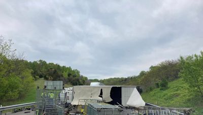 I-81 North open after truck overturned in Montgomery County