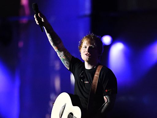 Ed Sheeran is named UK's most played artist for the SEVENTH time