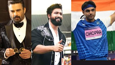 Bollywood celebs Vicky Kaushal, R Madhavan and others congratulate Neeraj Chopra for winning silver medal in Paris Olympics