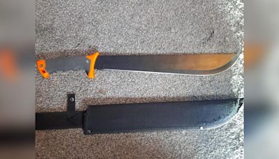 Police seize huge machete in bid to combat knife crime