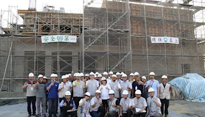 黃敏惠率隊視察三案新建工程 期許公共工程帶動城市永續發展