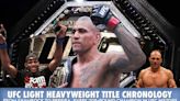 UFC light heavyweight title history: Alex Pereira, Jon Jones, Daniel Cormier, and lots of vacancies