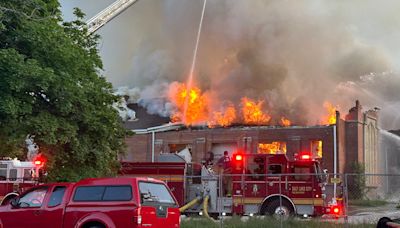 PHOTOS: Nearly 100-year-old chapel destroyed by huge fire in Salt Lake City