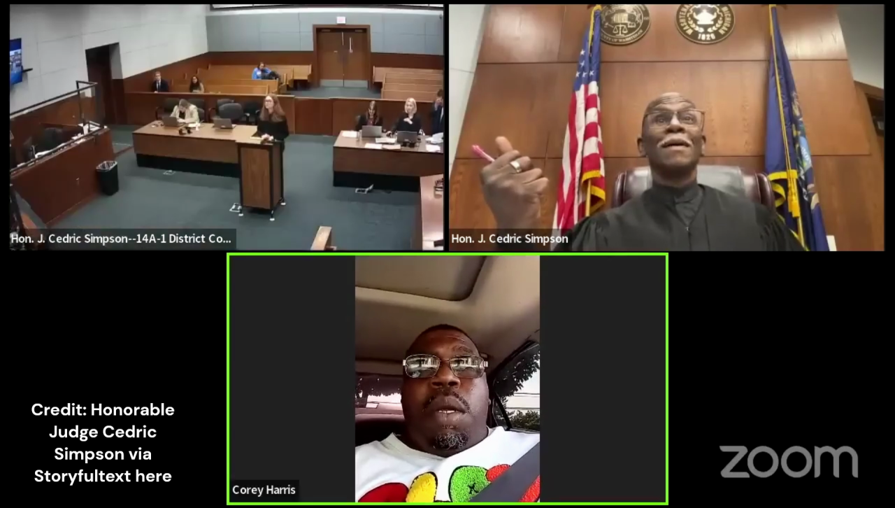 Watch: Judge baffled when man with suspended license joins Zoom call while driving