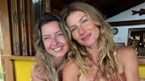 Gisele Bundchen Sidelines BF Joaquim Valente to Celebrate 44th with Twin Sister Patricia