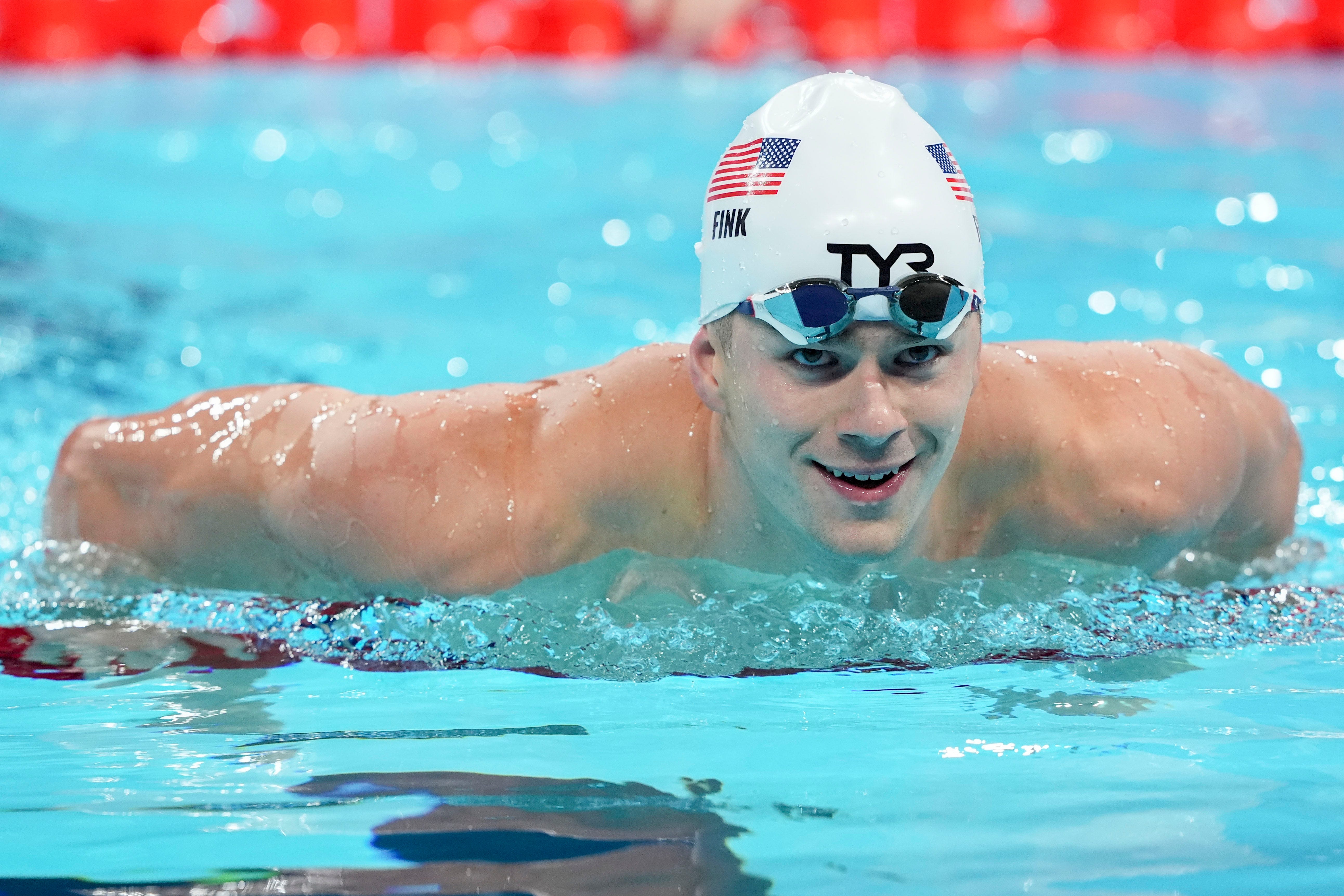 American swimmer Nic Fink wins silver in men's 100 breaststroke at Paris Olympics