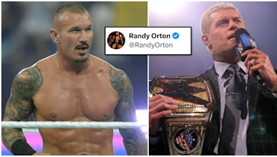 Randy Orton has shared his 2011 tweet about Cody Rhodes - it looks very interesting now