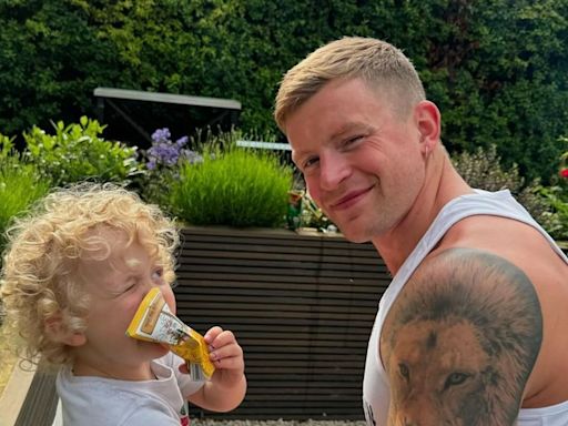 Adam Peaty marks sweet milestone by sharing photo of rarely-seen son George with girlfriend Holly Ramsay