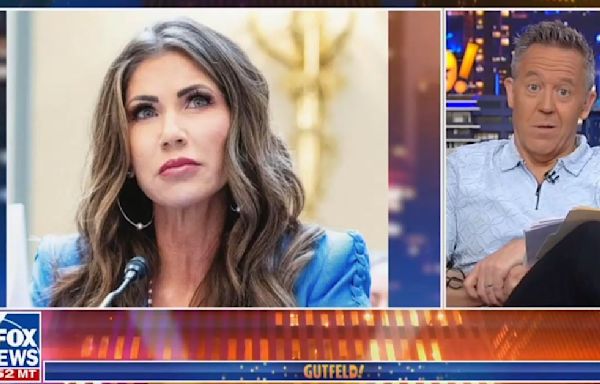 Greg Gutfeld Ruthlessly Roasts Kristi Noem with Mock Interview After She Cancels Amid Disastrous Book Tour
