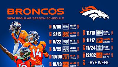 Denver Broncos 2024 Wallpaper Schedule