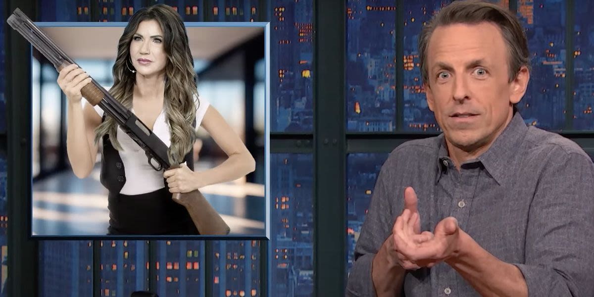 Seth Meyers Sums Up Kristi Noem's 'Humiliation Tour' With Excruciating Supercut