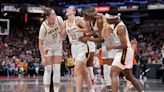 Indiana Fever's Caitlin Clark injures ankle but starts second half vs. Connecticut Sun