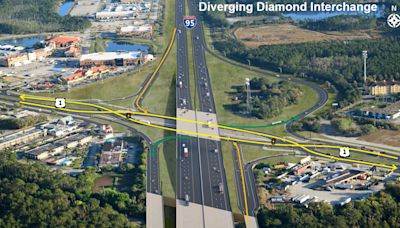 Florida Department of Transportation seeks reaction to diverging diamond at I-95, U.S. 1
