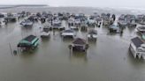 Drone video: Tropical Storm Alberto leaves Texas beach towns underwater