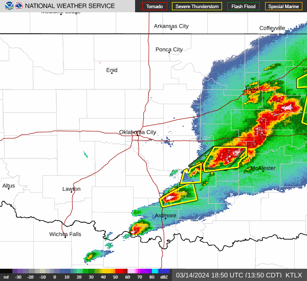 Severe weather risk continues in Oklahoma Saturday evening as major tornado threat fizzles