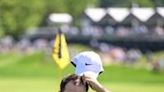 World number one Scottie Scheffler walks off the 18th green in the final round of the PGA Championship at Valhalla Golf Club