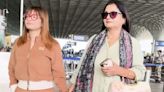 Ankita Lokhande cutely holds her mother's hand as they arrive in style at Mumbai airport ahead of their flight; WATCH
