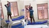 Watch: Mentally Unstable Man Attacks Staff, Creates Ruckus In Andhra Pradesh Hospital