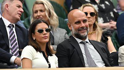 Pep Guardiola joins sports legends Royal Box at Wimbledon