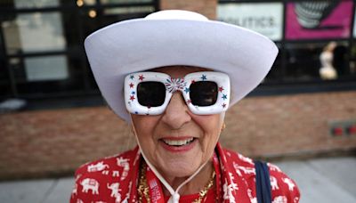 Glitter hats, golden sneakers and bandaged ears: The weird and wonderful fashions of the RNC