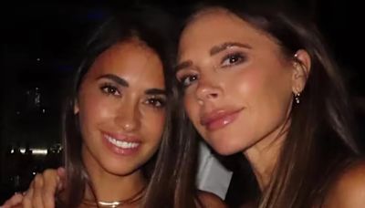 Antonela Roccuzzo saludó a Victoria Beckham por su cumpleaños y compartió una foto juntas