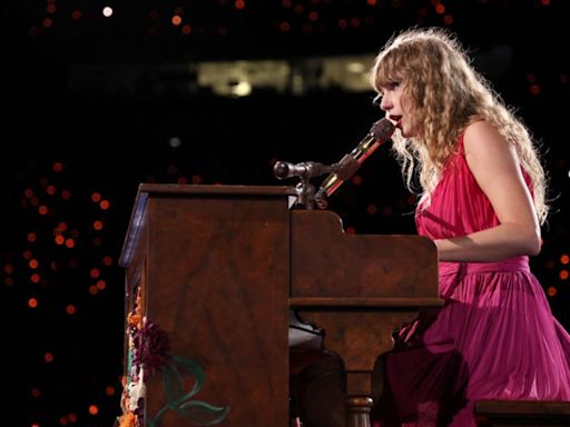 Taylor Swift Blushes While Singing 'Fifteen' at Lyon Eras Tour Stop