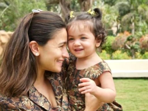 Raha Enjoys Ice Cream as Mom Alia Holds Her Close in FIRST Pic From Ambani's Pre-Wedding