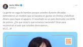 Javier Milei le respondió a Cristina Kirchner y la acusó de dejar "un país destruido con 60% de pobres"