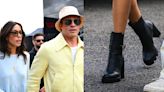 Brad Pitt’s Girlfriend Ines de Ramon Hits the Racetrack in Black Platform Booties at F1 Grand Prix of Great Britain