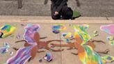 ‘Amazing chalk art’ to grace Main Street this weekend