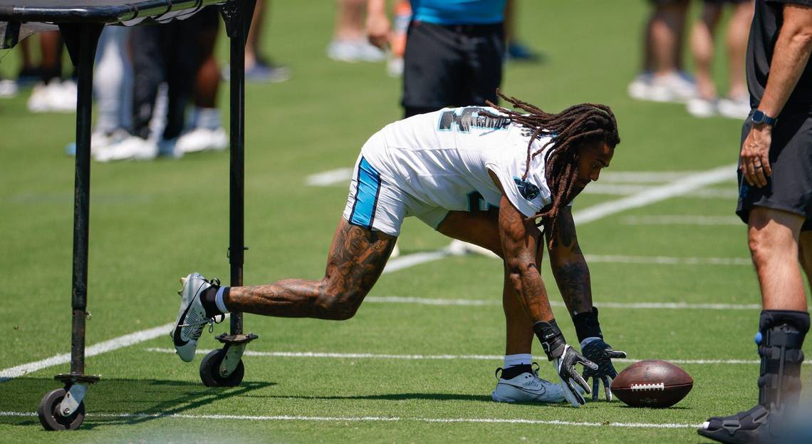 When will Shaq Thompson retire? He has a guess. For now, he’s happy, healthy with Panthers