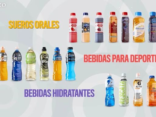 Cuáles son las PEORES marcas de sueros y bebidas hidratantes, según la Profeco