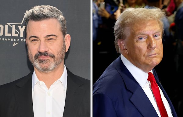 Jimmy Kimmel Was Left Totally Confused After Donald Trump Claimed Kamala Harris Lied About An Old Job