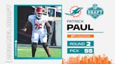 Dolphins pick Houston OT Patrick Paul at No. 55 in 2024 NFL draft