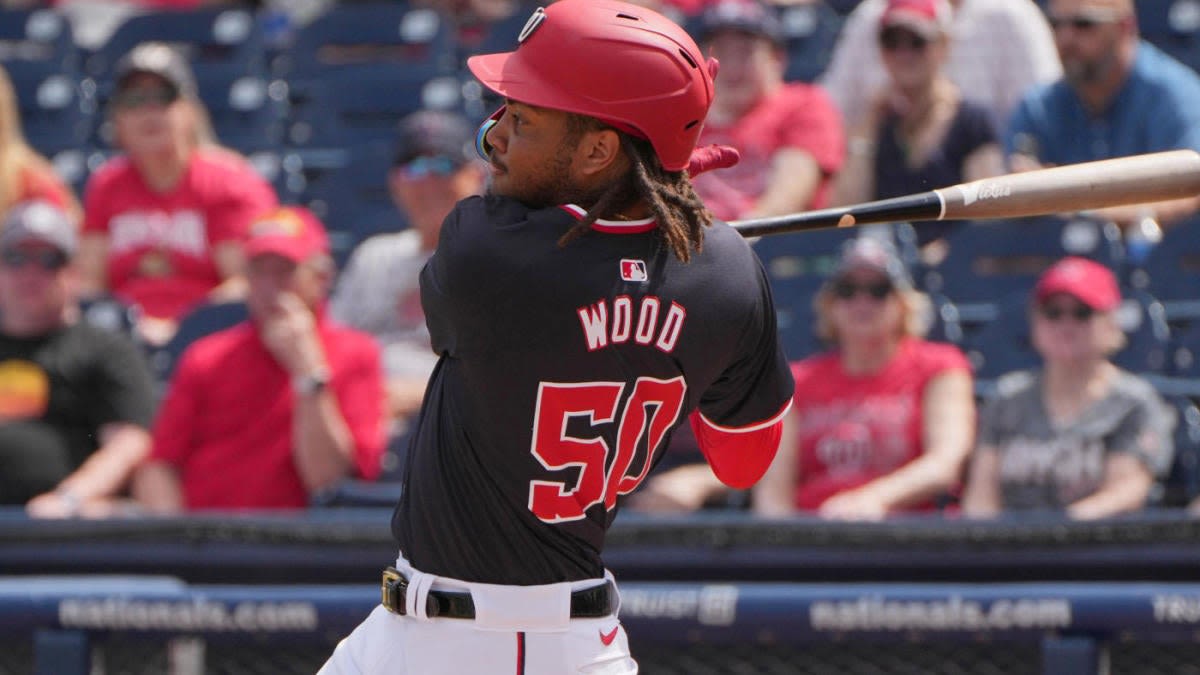 Fantasy Baseball Prospects Report: James Wood's power surge puts him in conversation; Junior Caminero plays 2B