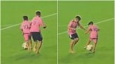 Video: Mateo Messi hizo una jugada espectacular que se viralizó e impactó por los mismos gestos que La Pulga