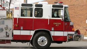 Firefighters injured after firetruck hydroplanes, overturns in Meriwether County