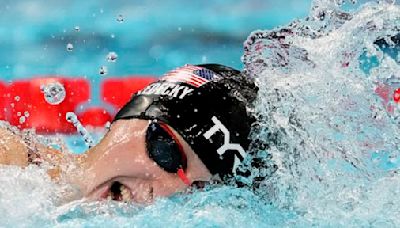 Katie Ledecky wins gold in 1,500-meter freestyle, tying record for most Olympic gold medals by a female swimmer - The Boston Globe