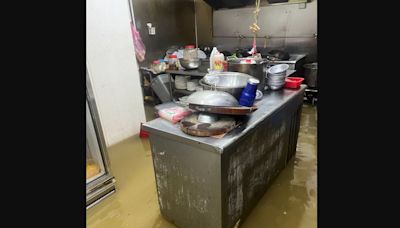 基隆強降雨淹水災情嚴重！店家廚房、冰箱慘泡水 謝國樑承諾改善｜壹蘋新聞網