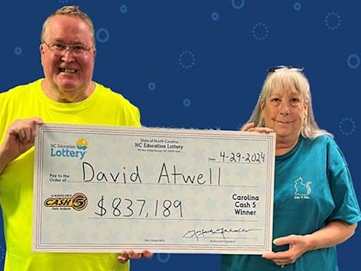 North Carolina man wins huge lottery jackpot after sister dreams he won