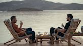 Jack Whitehall and David Duchovny enjoy cocktails in Greece in Malice first look