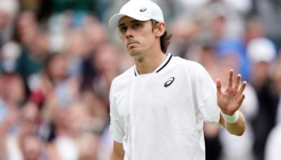 Why has Alex de Minaur withdrawn from Wimbledon 2024?