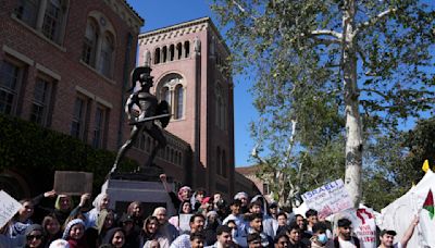 USC calls off main graduation ceremony after Gaza protests escalate