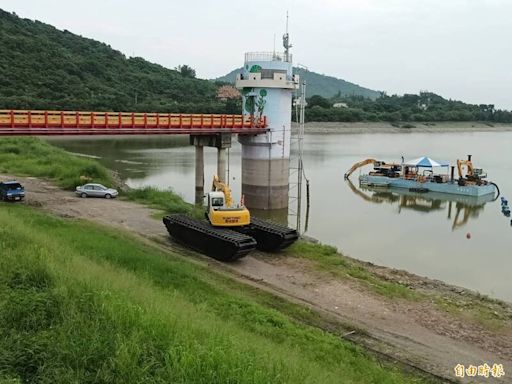 南化水庫蓄水率9成7 阿公店水庫啟動空庫排砂